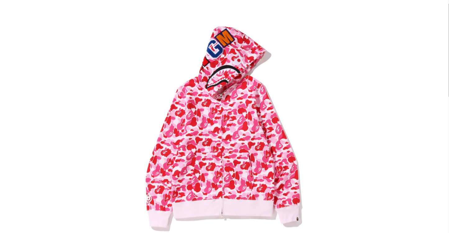 Abc Camo Shark Full Zip Hoodie